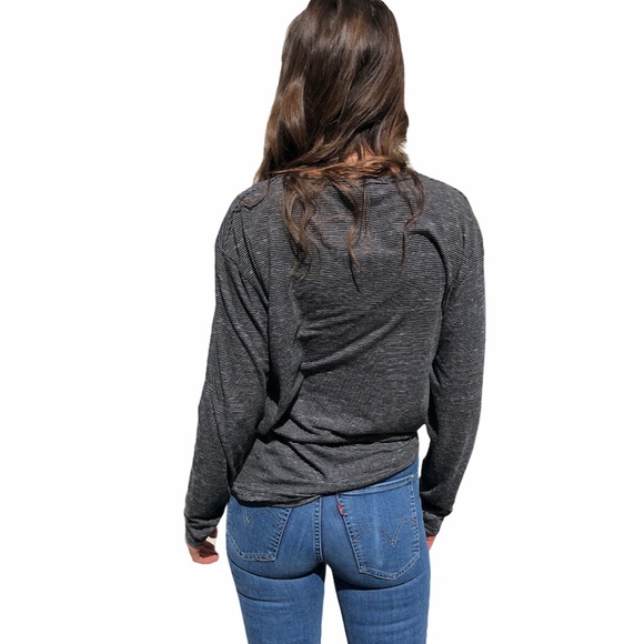 Anthropologie- Three Feathers Long Sleeve T-Shirt - Picture 4 of 4